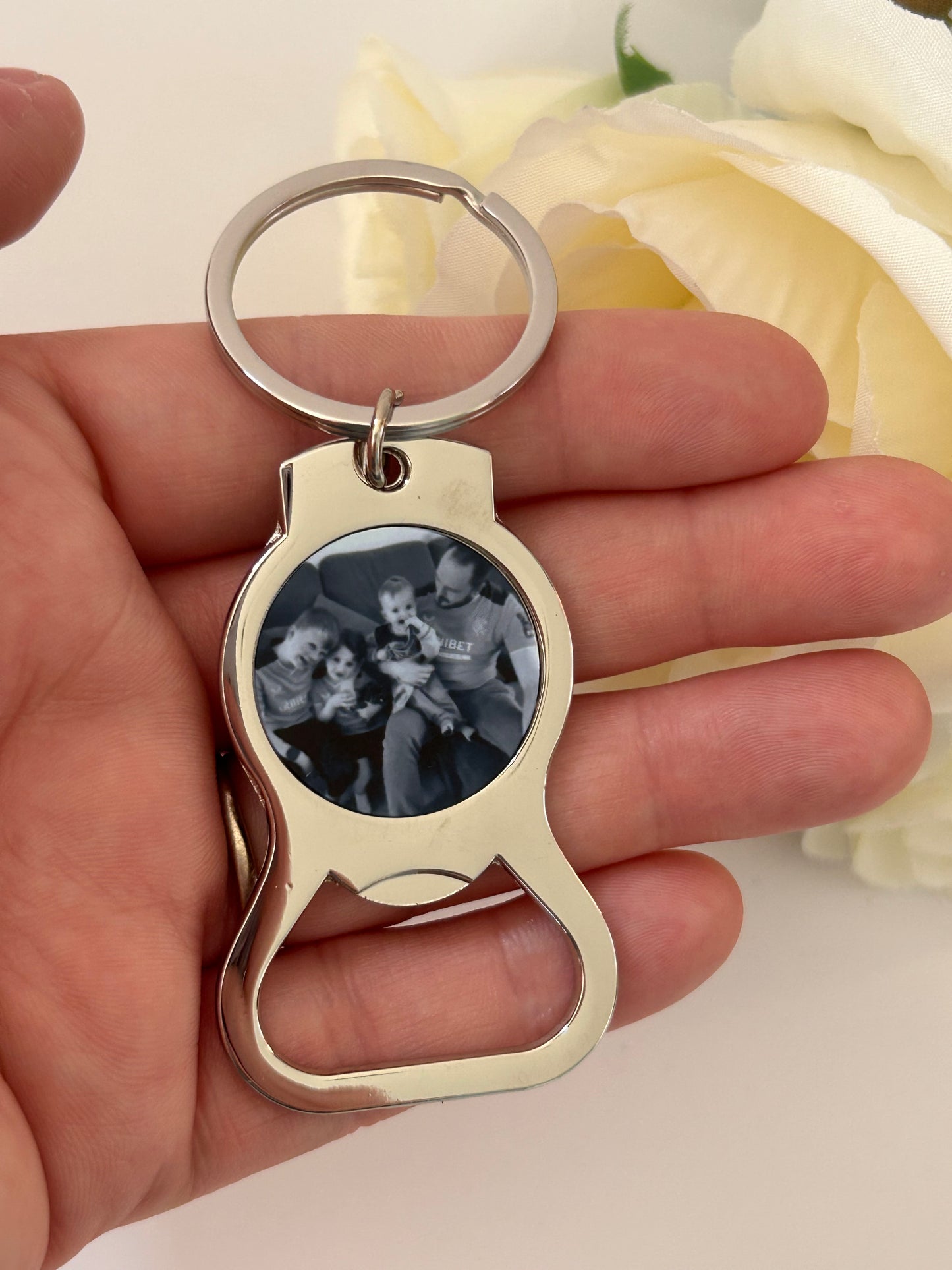 Personalised Bottle opener Keyring