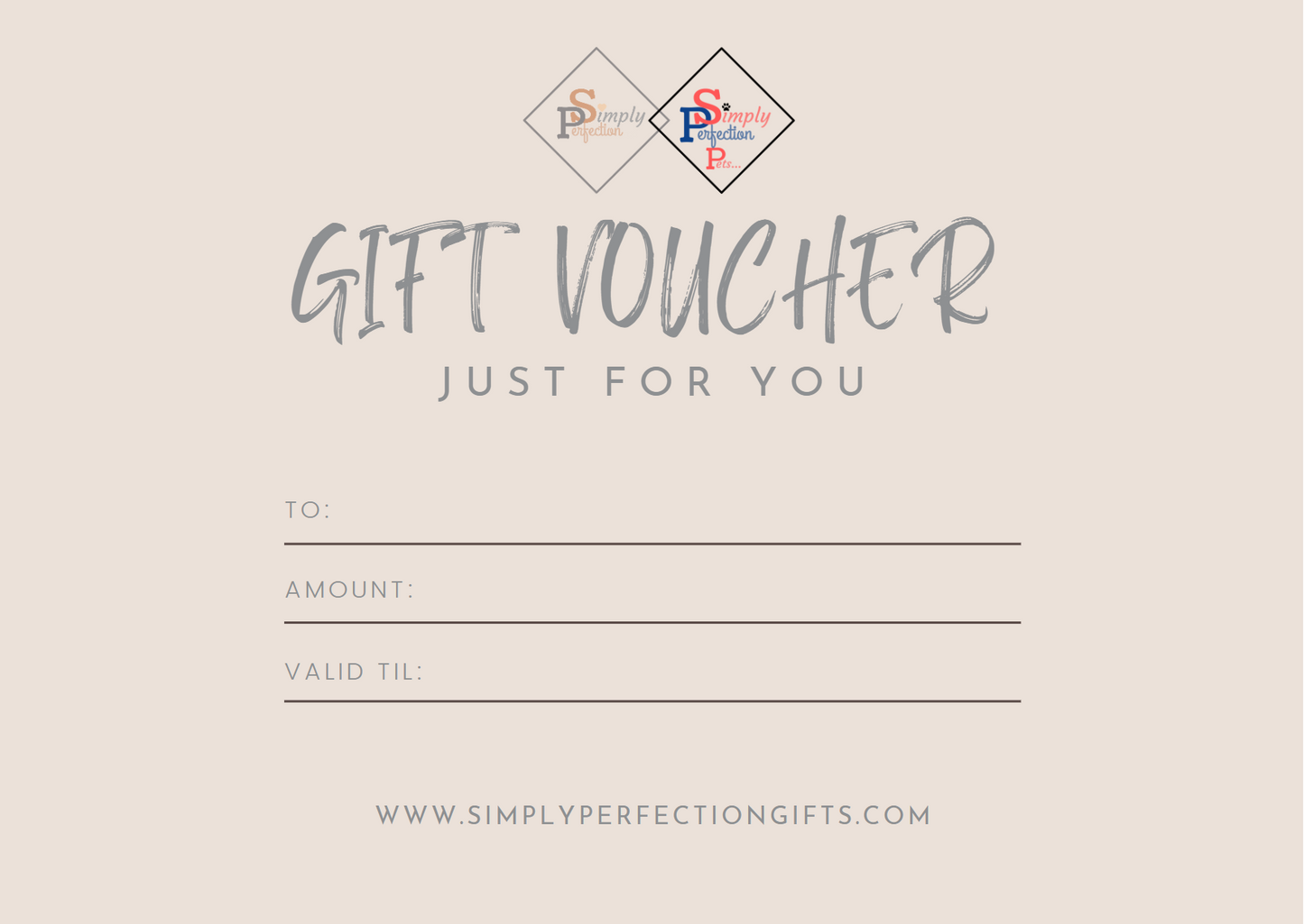 Simply Perfection Gift Card