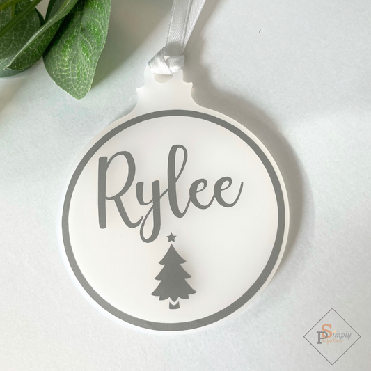 Personalised Name Christmas Bauble