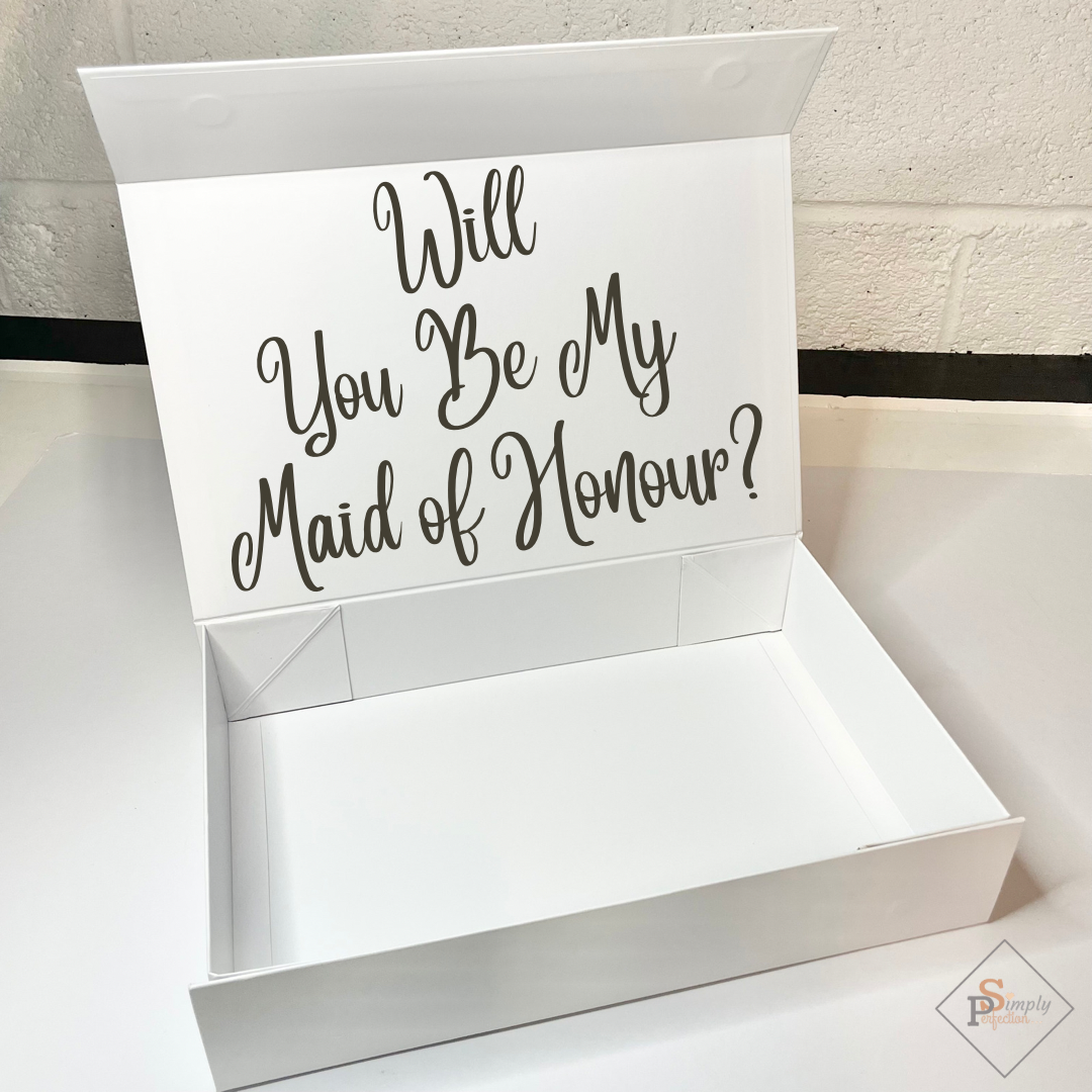 Wedding Party Proposal Box