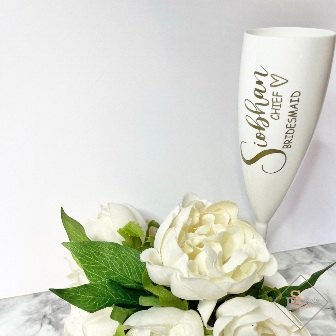 Wedding Party Champagne Flutes