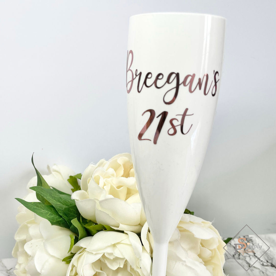 Milestone Champagne Flute