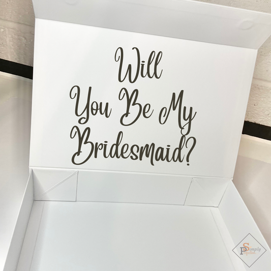 Wedding Party Proposal Box