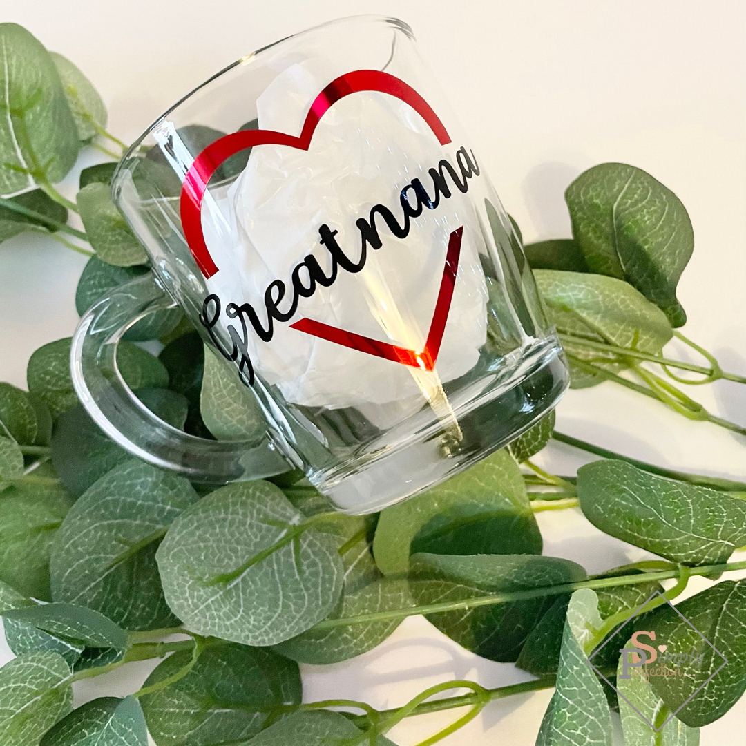 Personalised Glass Mug