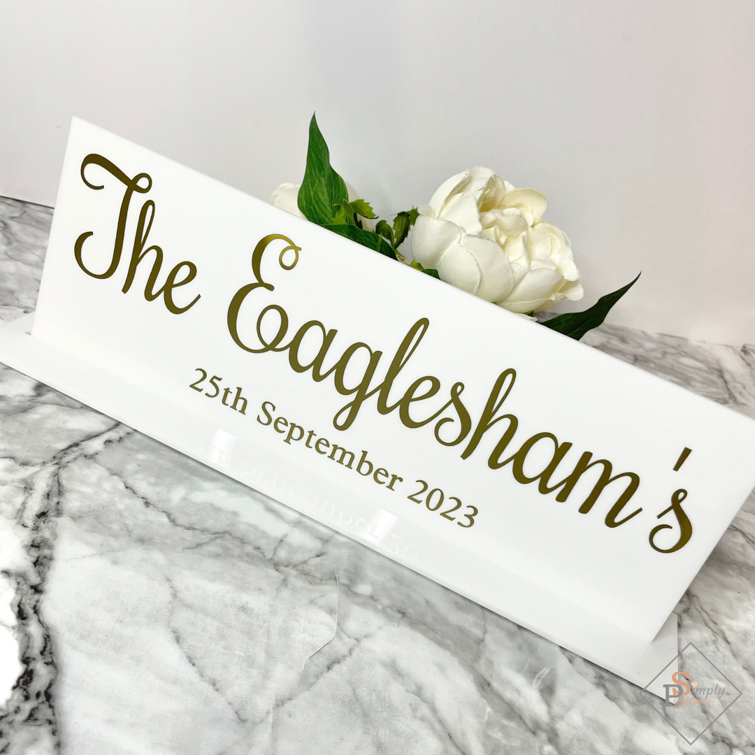 Top Table Personalised Sign